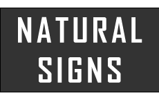 Plastic - Natural Signs